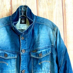 Gstar Raw Arc Denim Jacket, used like new XXL slim design